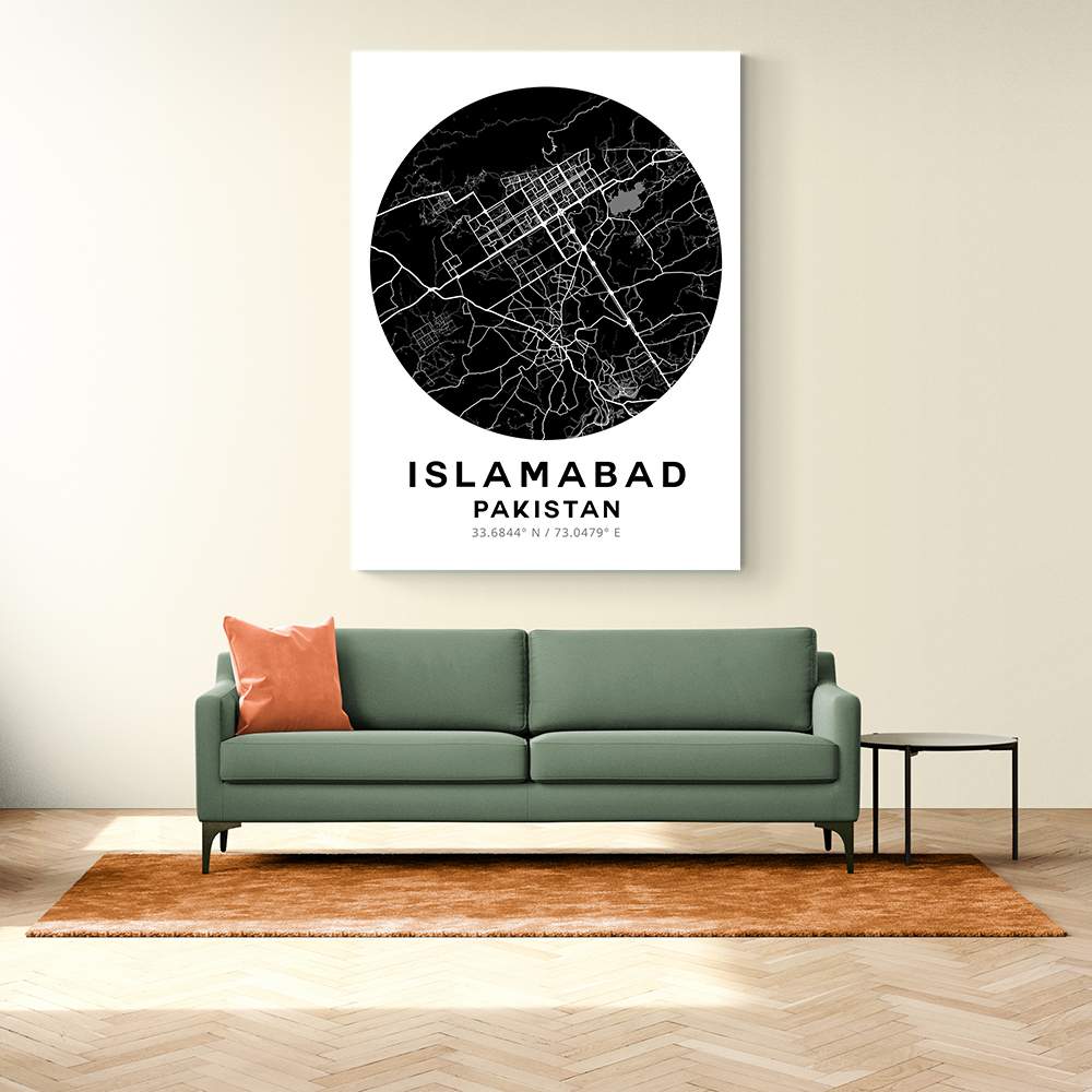 Islamabad Map Round