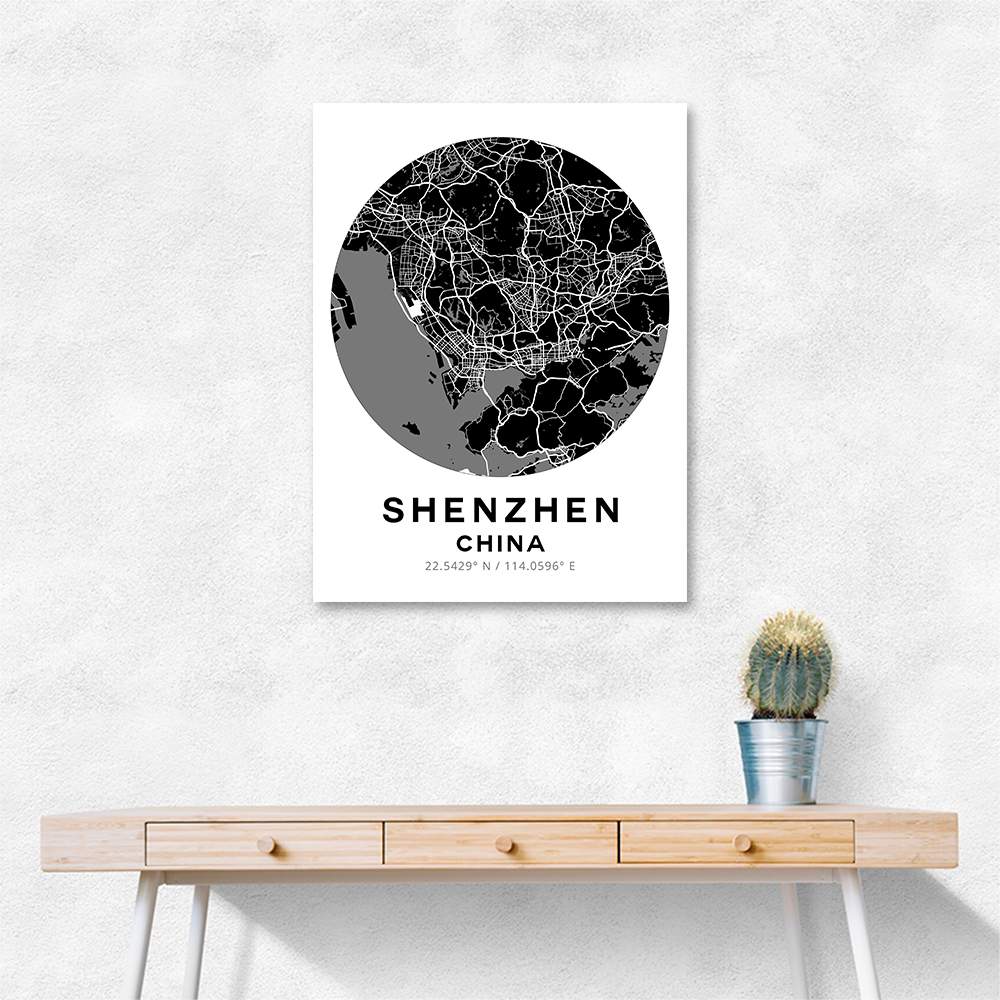 Shenzhen Map Round