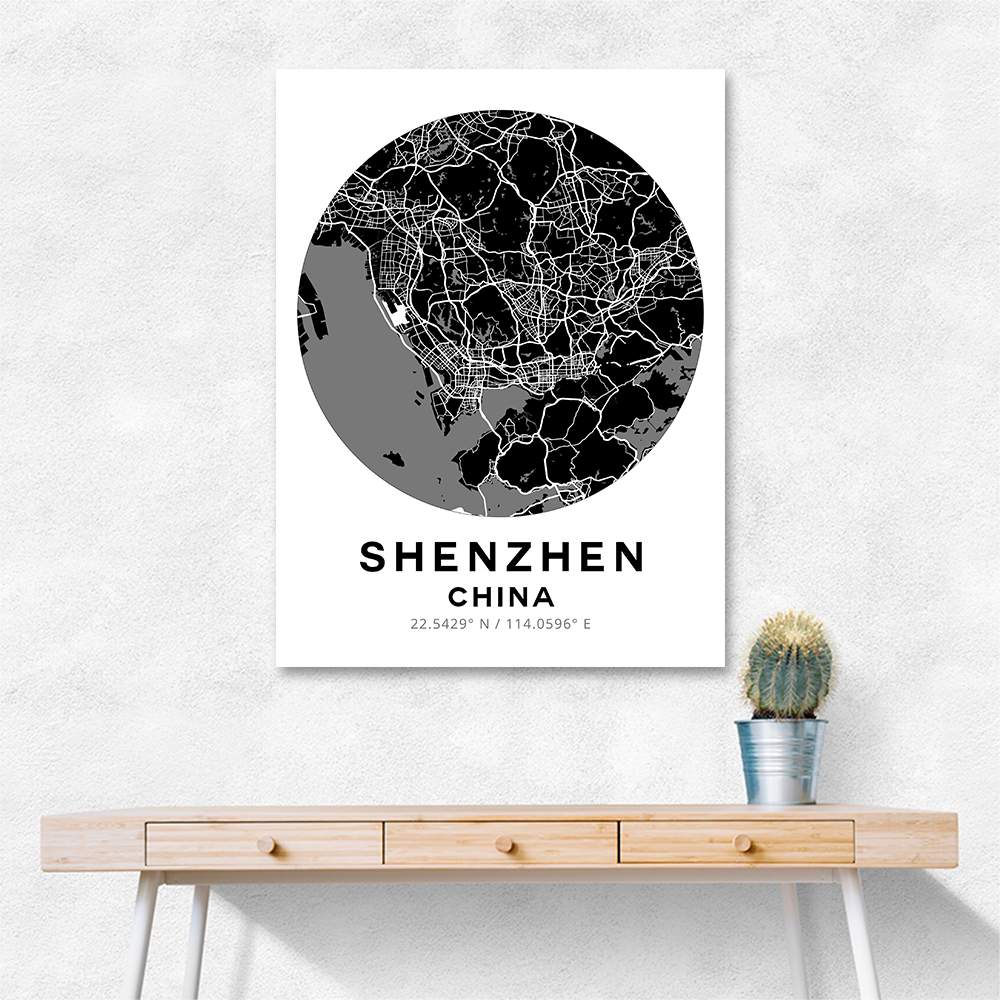 Shenzhen Map Round