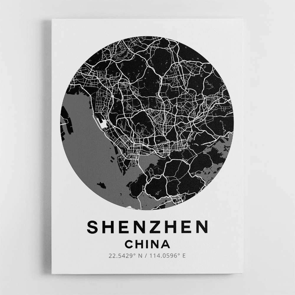 Shenzhen Map Round