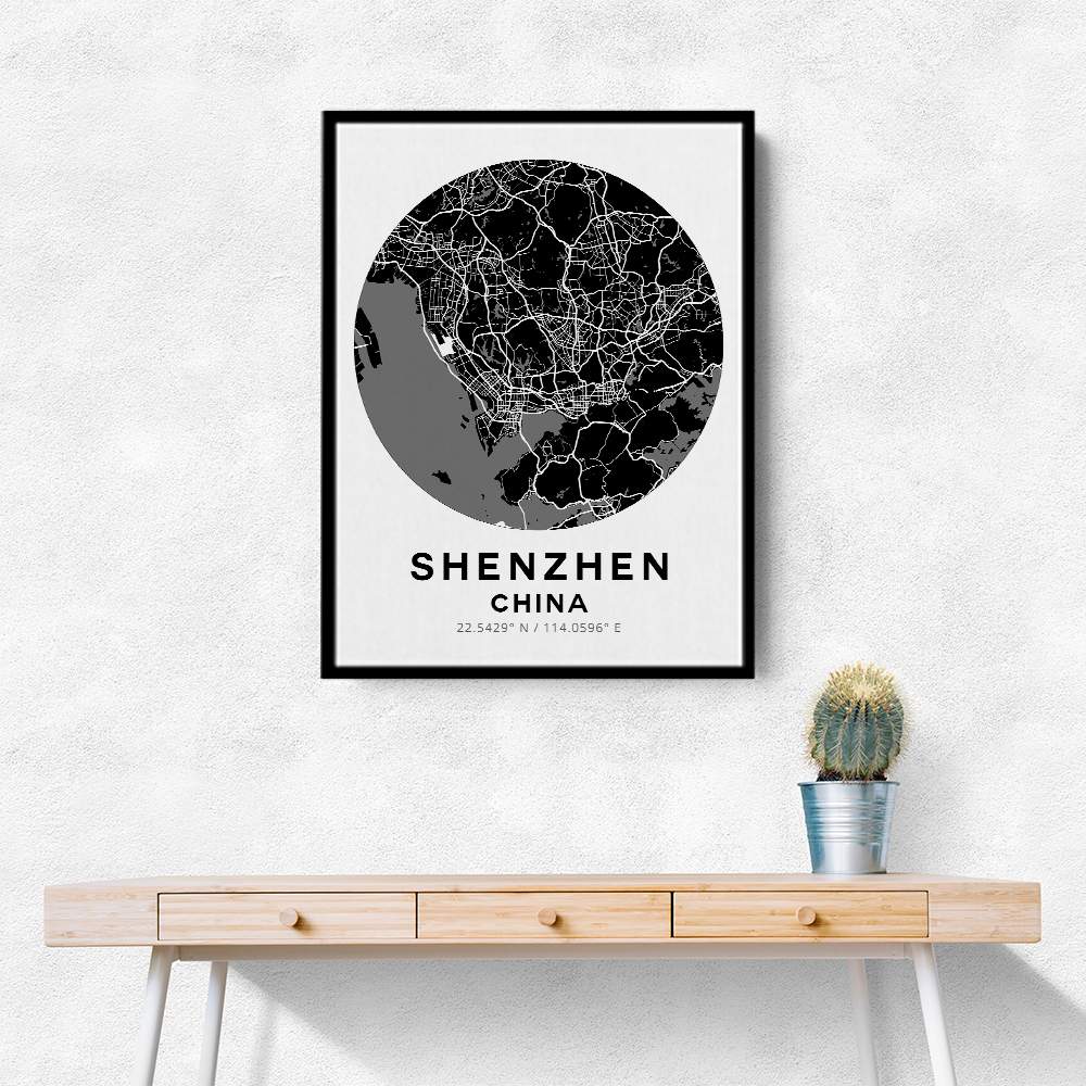 Shenzhen Map Round