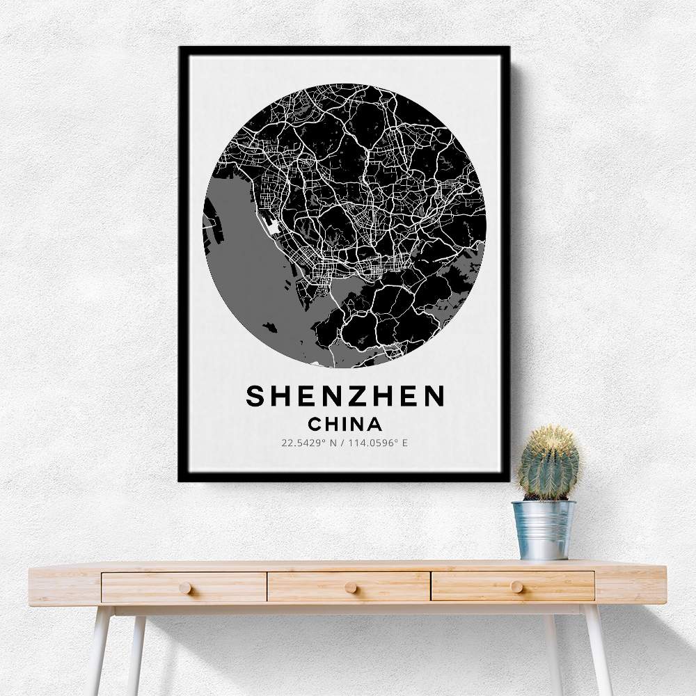 Shenzhen Map Round