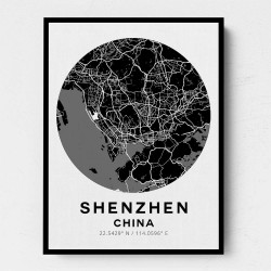 Shenzhen Map Round