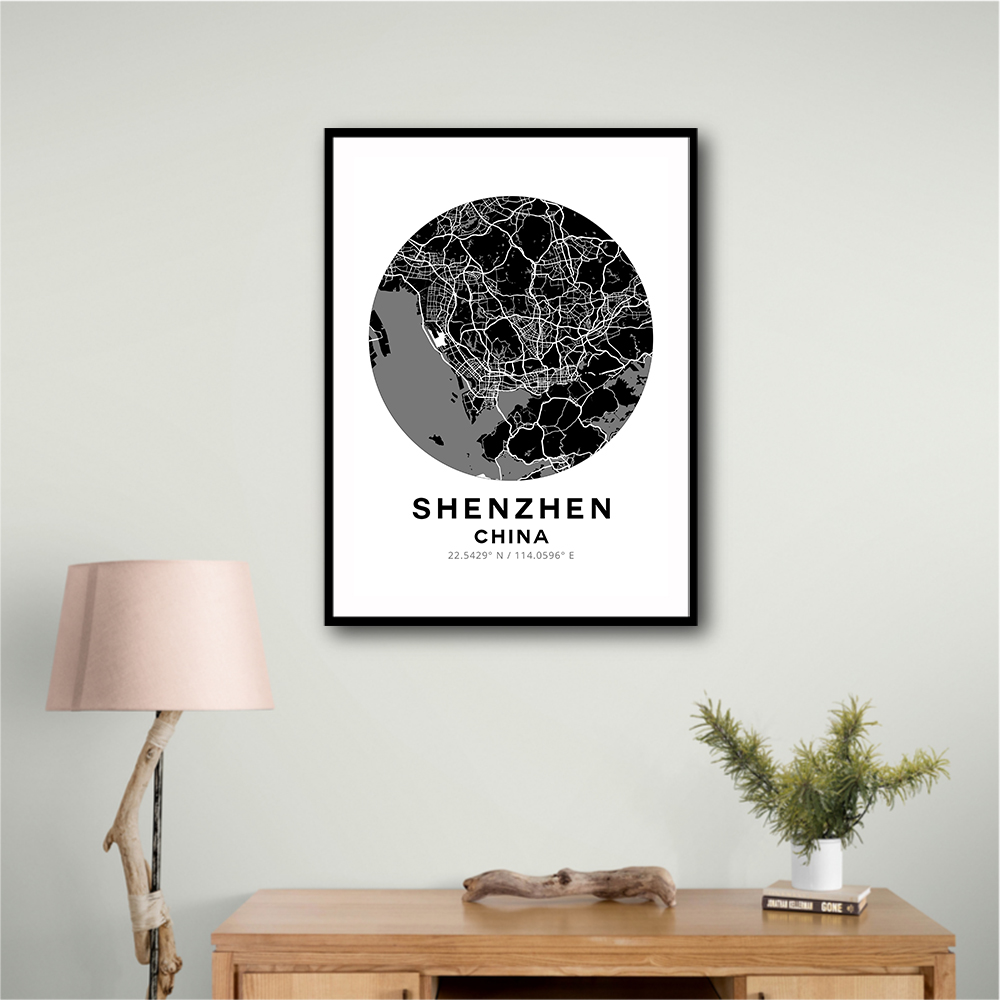 Shenzhen Map Round