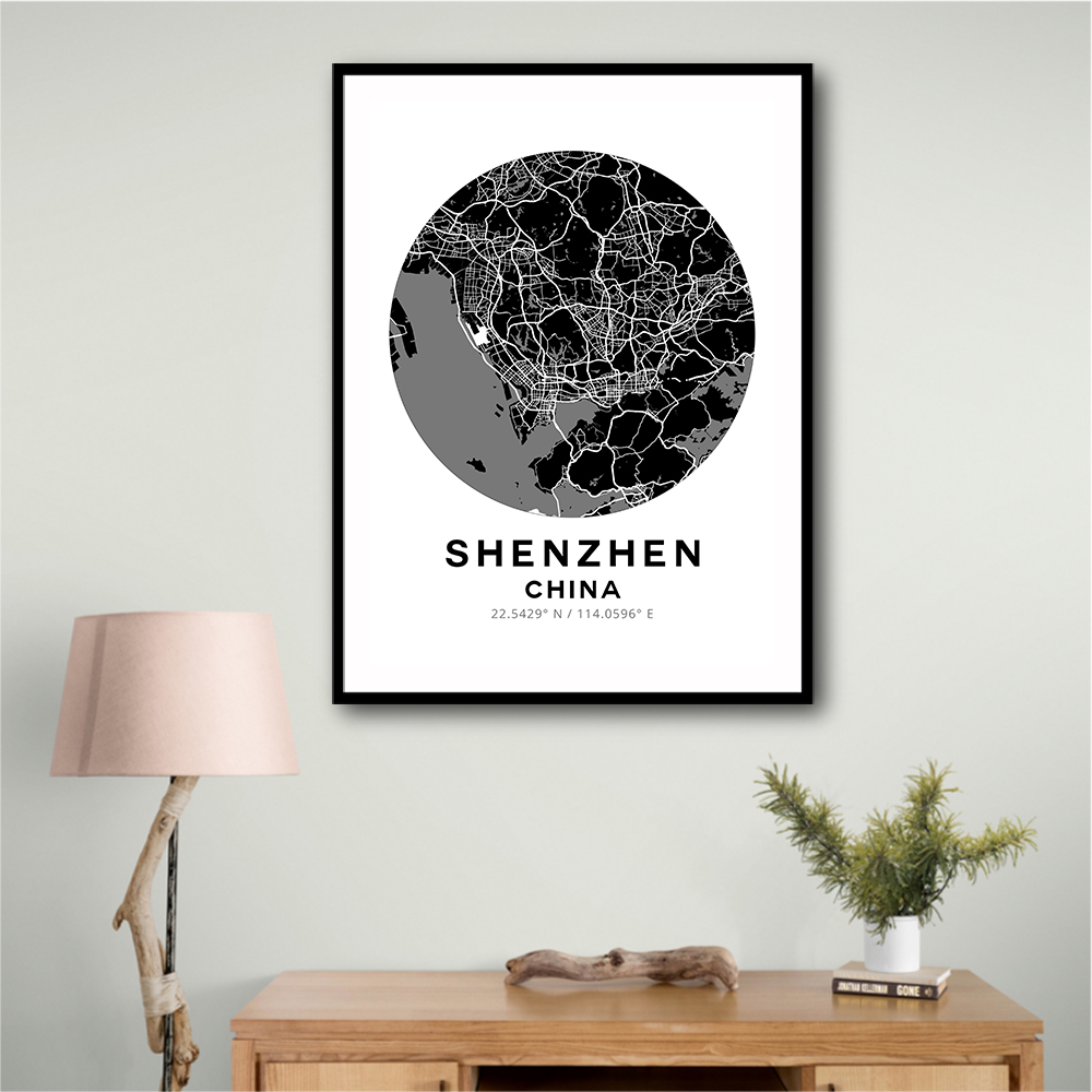 Shenzhen Map Round