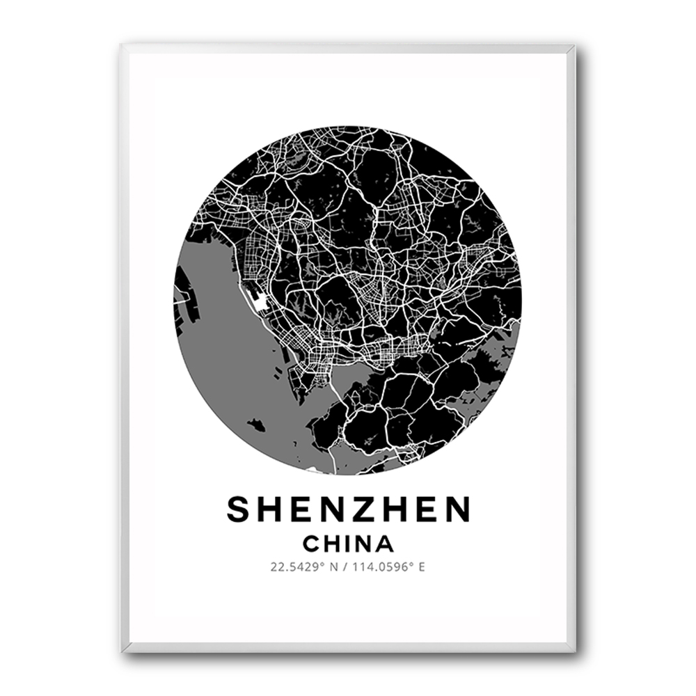 Shenzhen Map Round