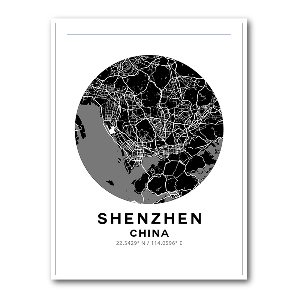 Shenzhen Map Round