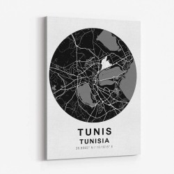 Tunis Map Round
