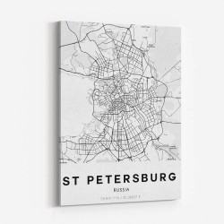 St Petersburg City Map