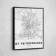 St Petersburg City Map