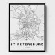 St Petersburg City Map