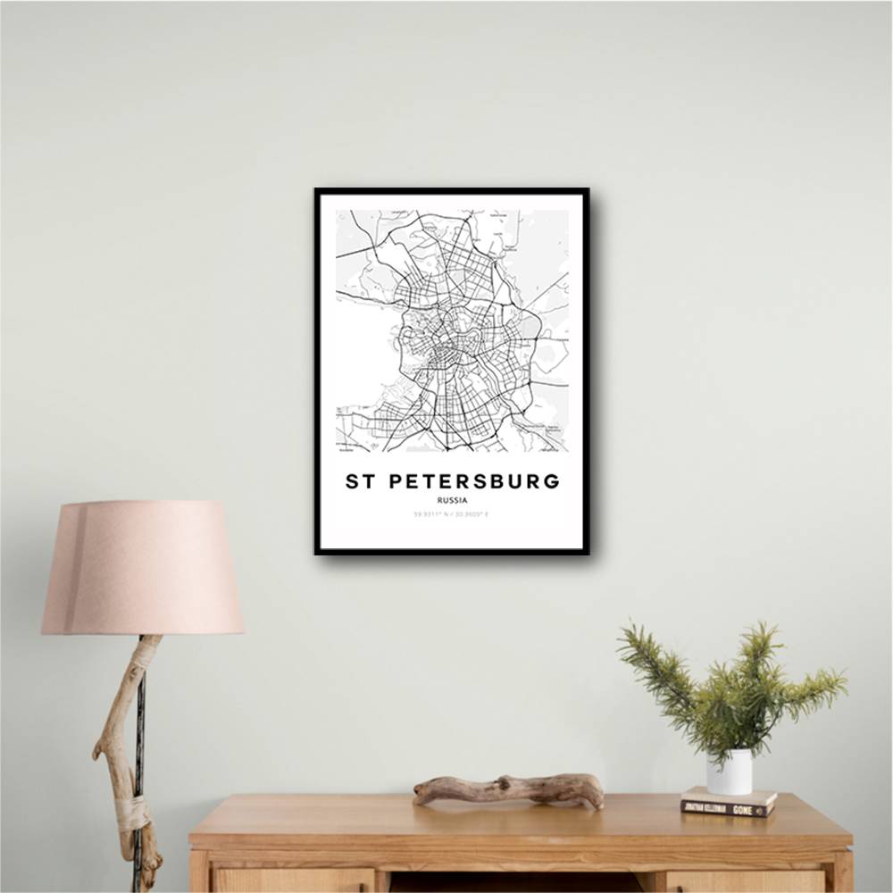 St Petersburg City Map