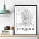 St Petersburg City Map