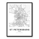 St Petersburg City Map