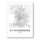 St Petersburg City Map