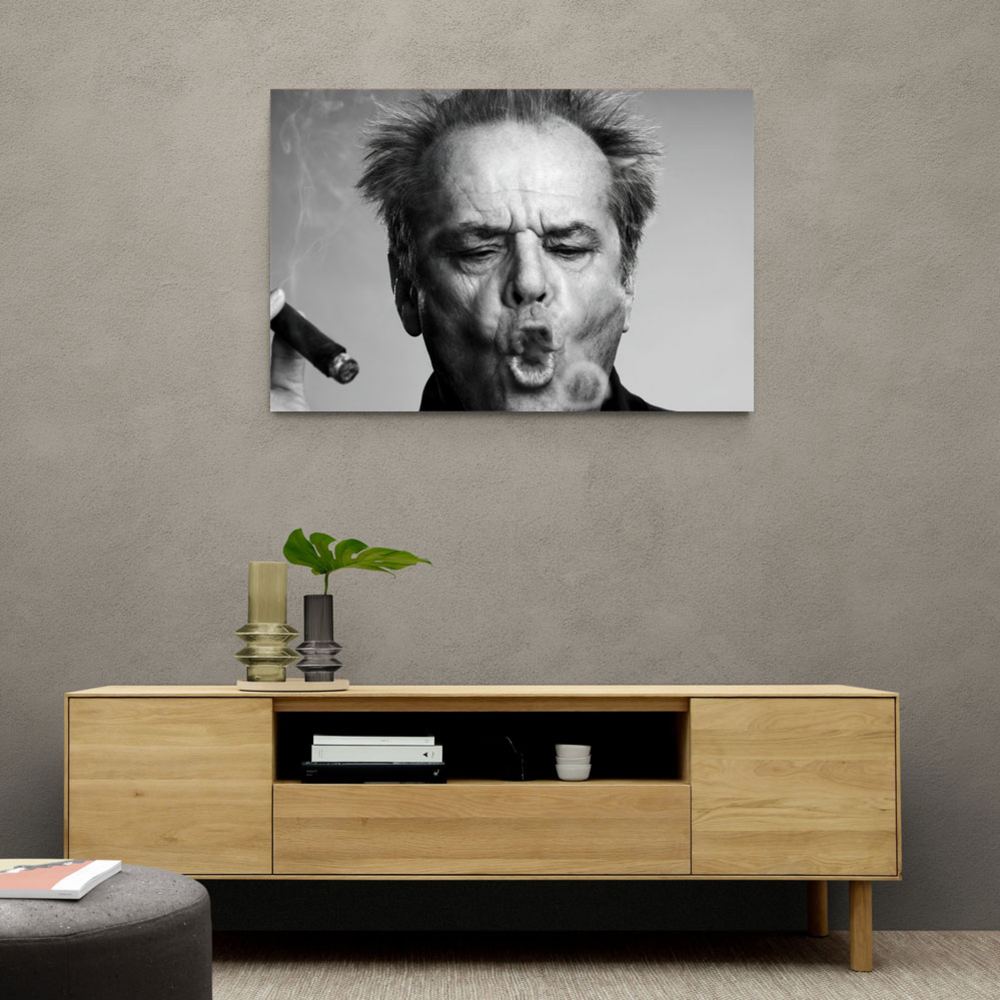 Jack Nicholson Cigar Wall Art