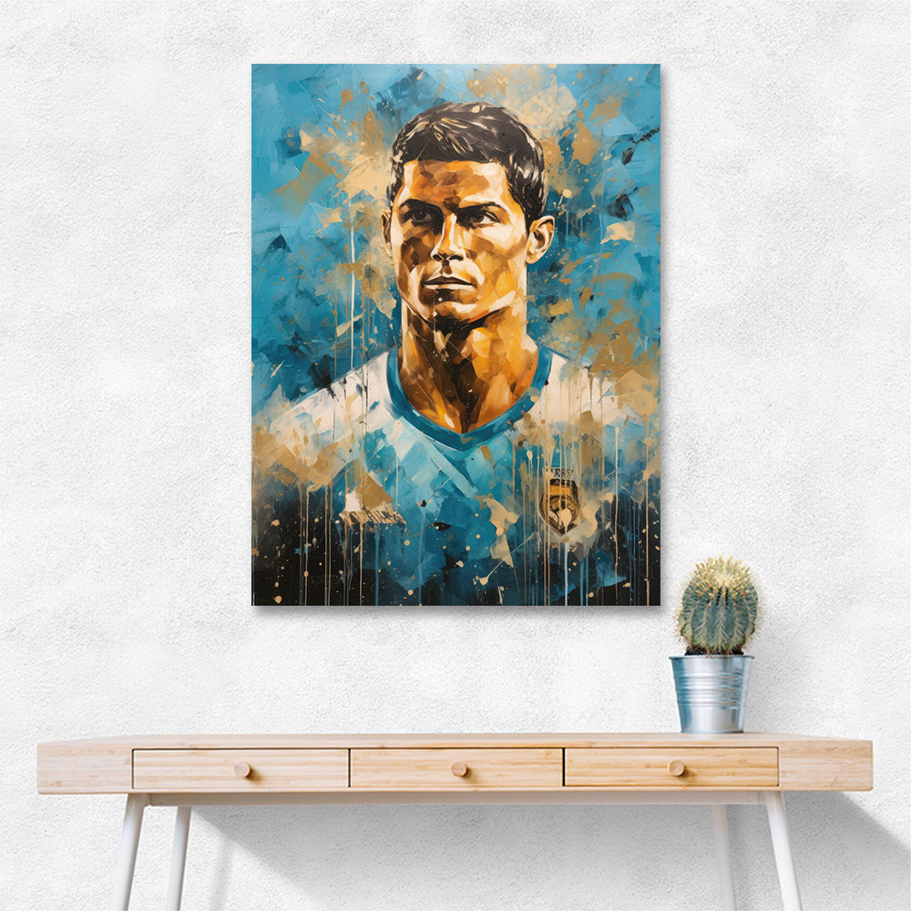 Ronaldo Abstract Portrait Wall Art