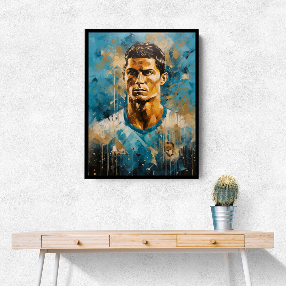 Ronaldo Abstract Portrait Wall Art