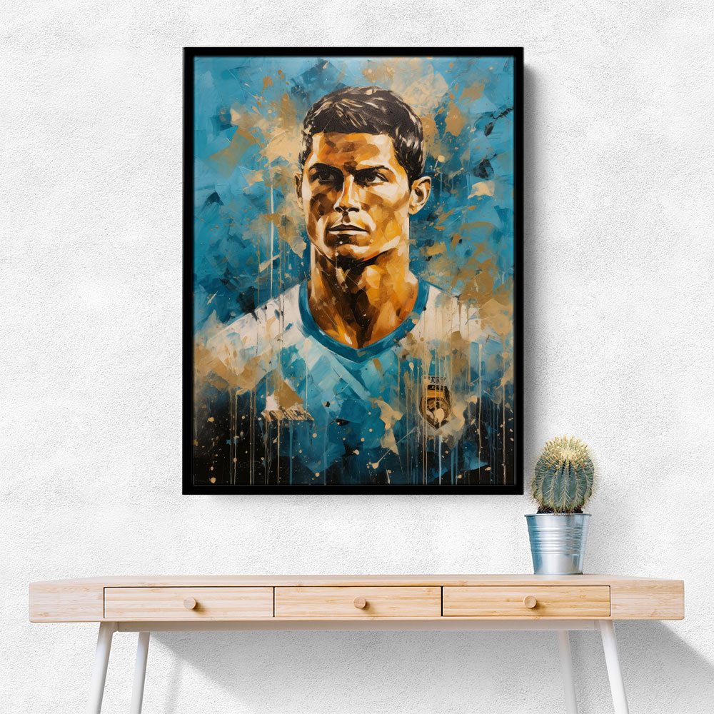 Ronaldo Abstract Portrait Wall Art