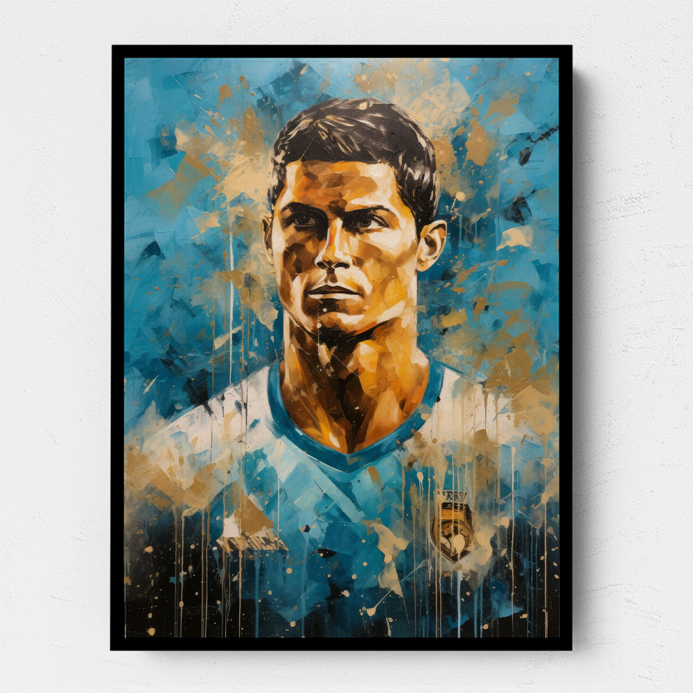 Ronaldo Abstract Portrait Wall Art