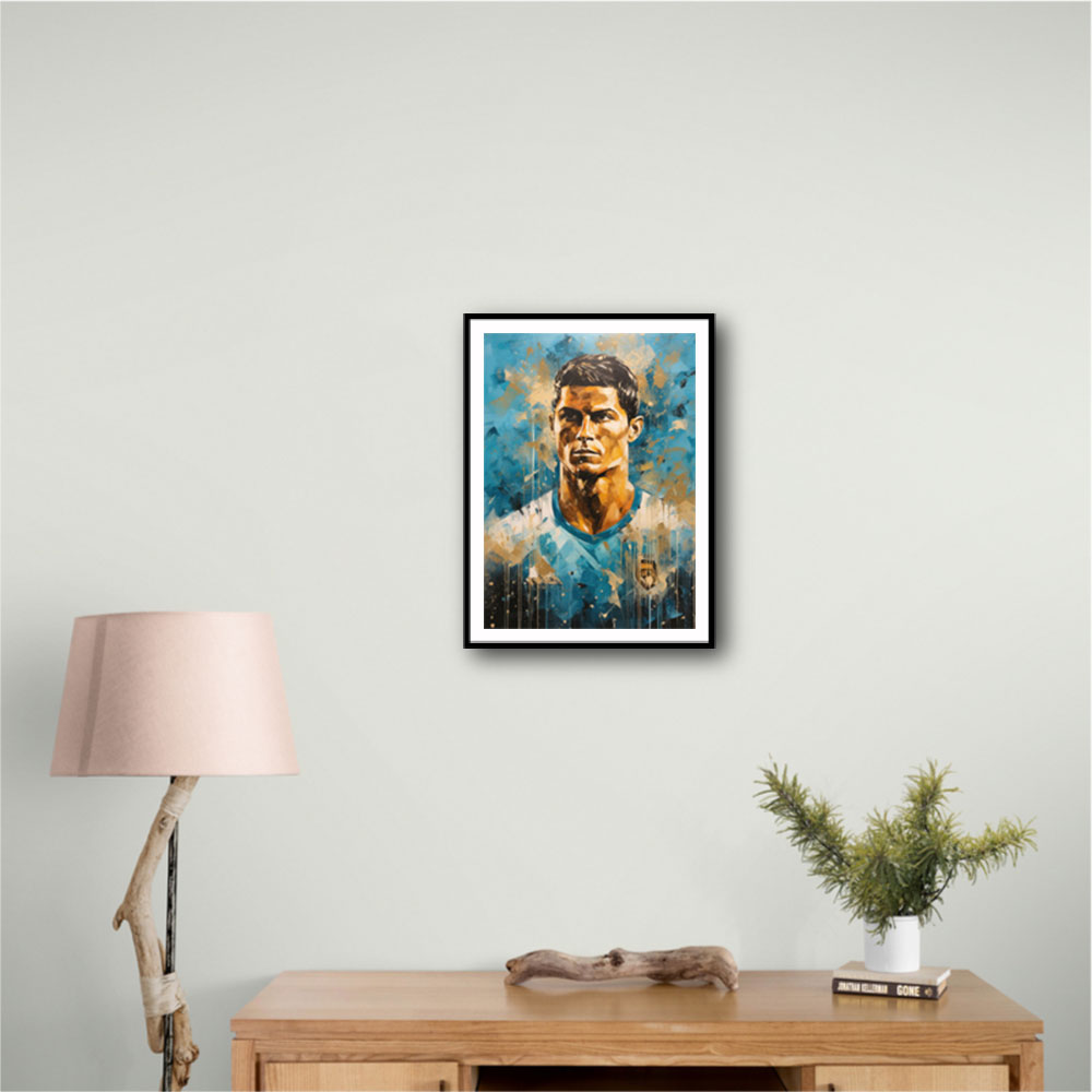 Ronaldo Abstract Portrait Wall Art