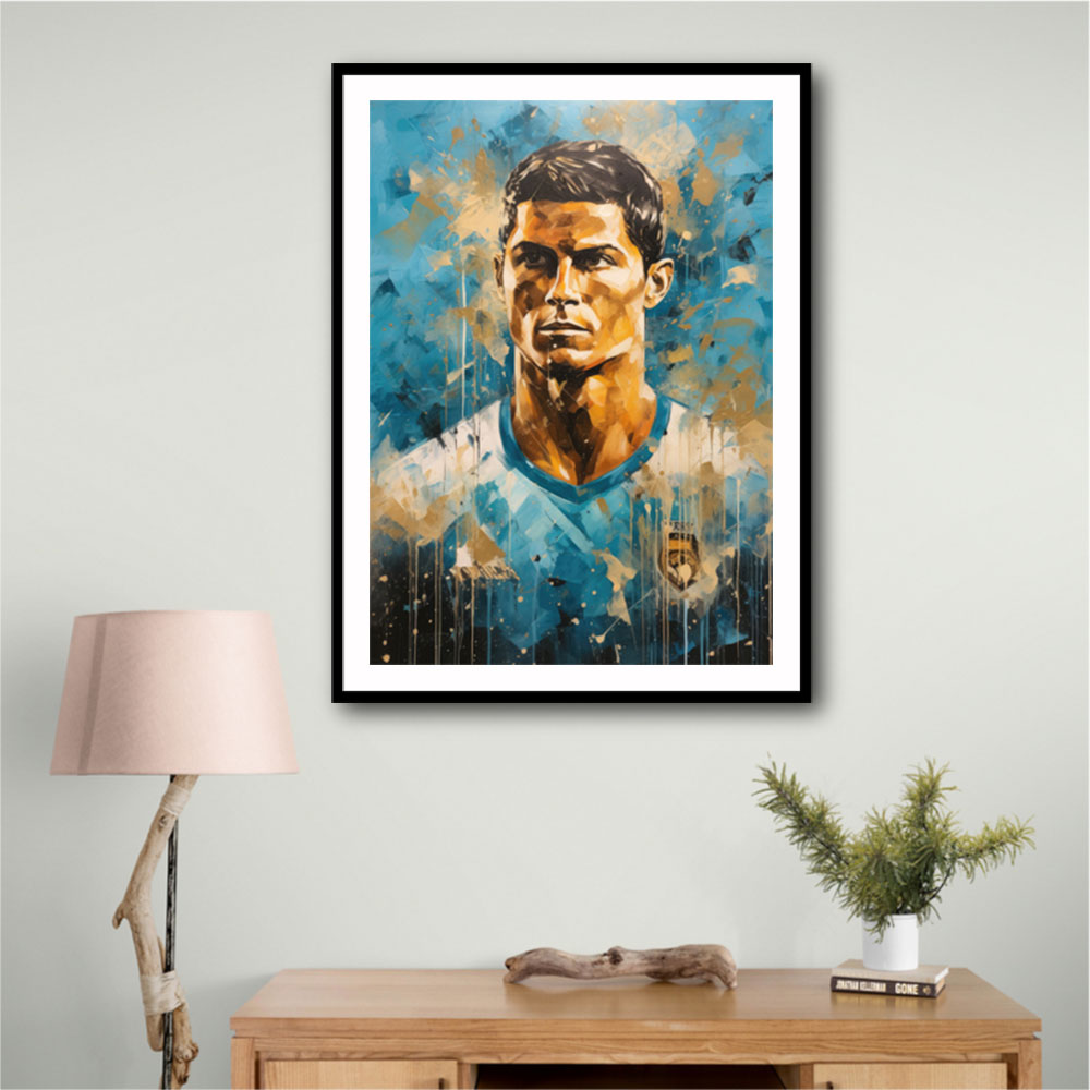 Ronaldo Abstract Portrait Wall Art