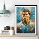 Ronaldo Abstract Portrait Wall Art