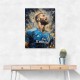 Karim Benzema Abstract Portrait 2 Wall Art