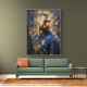 Karim Benzema Abstract Portrait 3 Wall Art