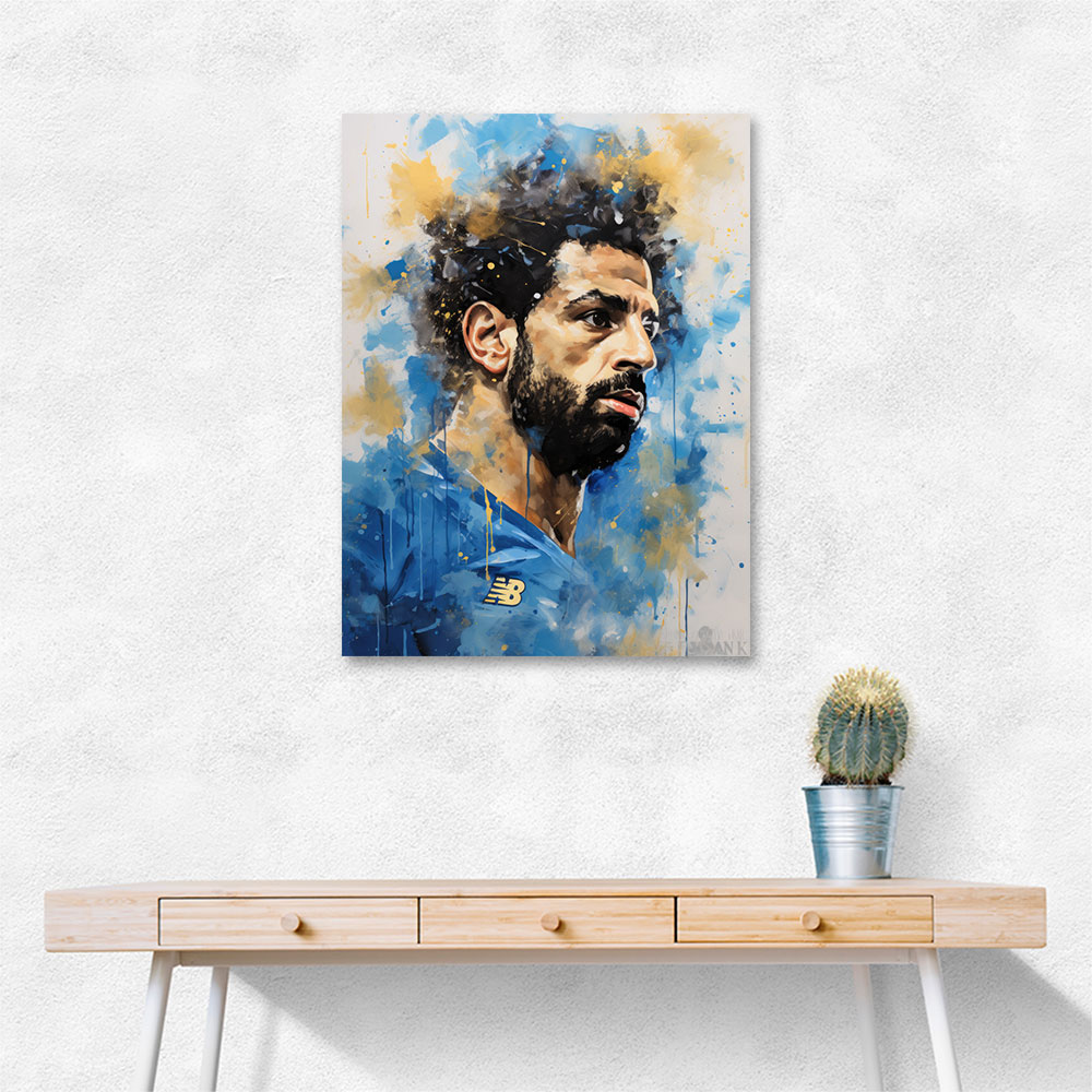 Salah Abstract Portrait Wall Art