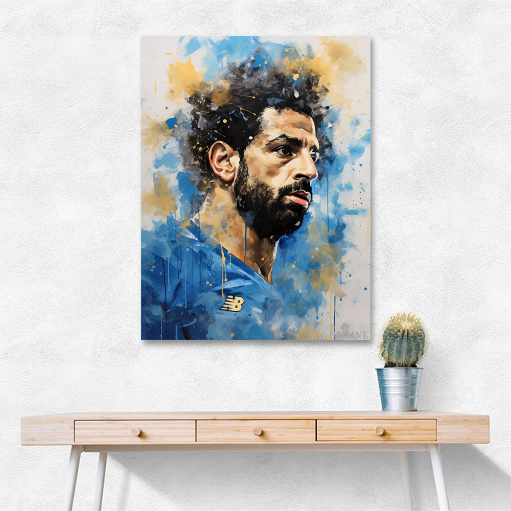 Salah Abstract Portrait Wall Art