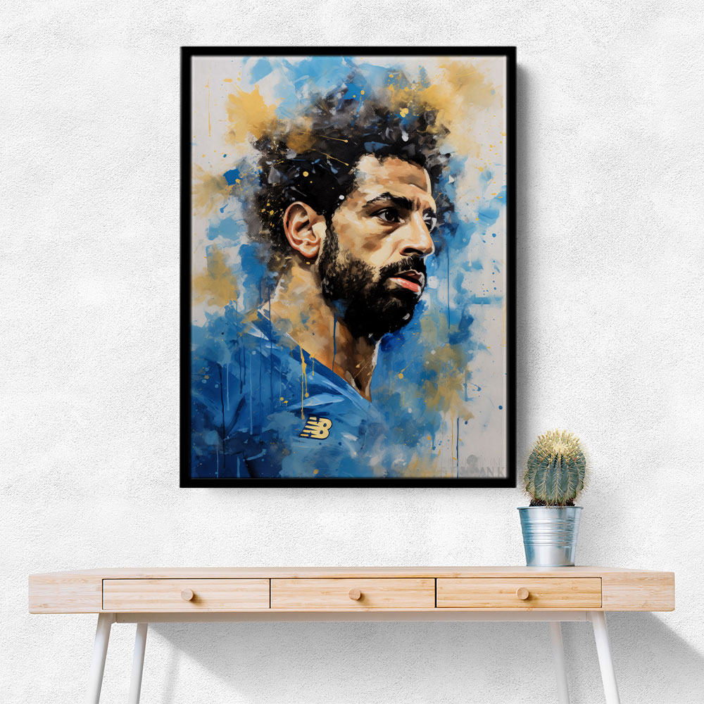 Salah Abstract Portrait Wall Art