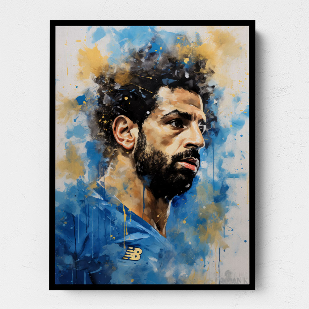 Salah Abstract Portrait Wall Art