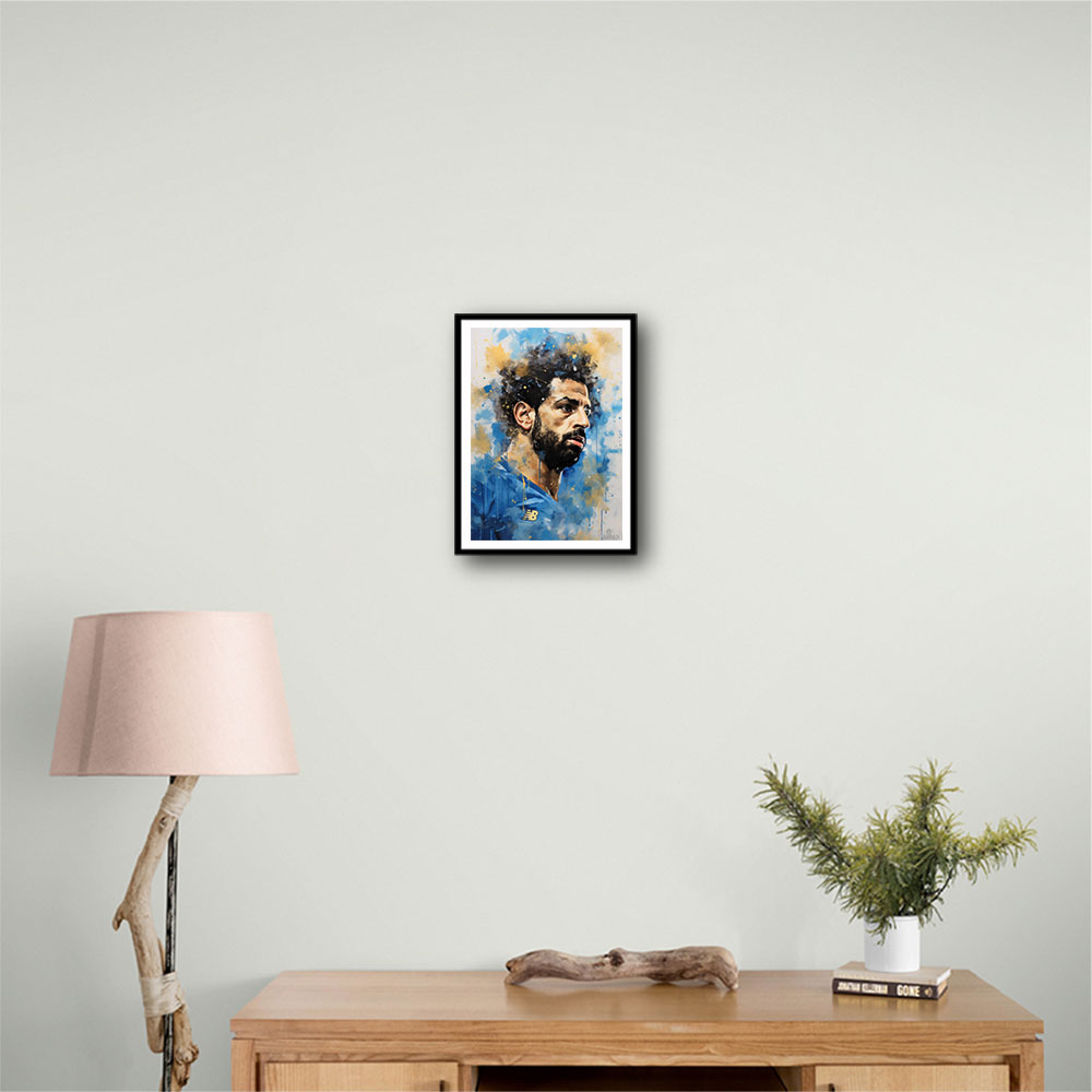 Salah Abstract Portrait Wall Art