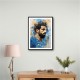 Salah Abstract Portrait Wall Art