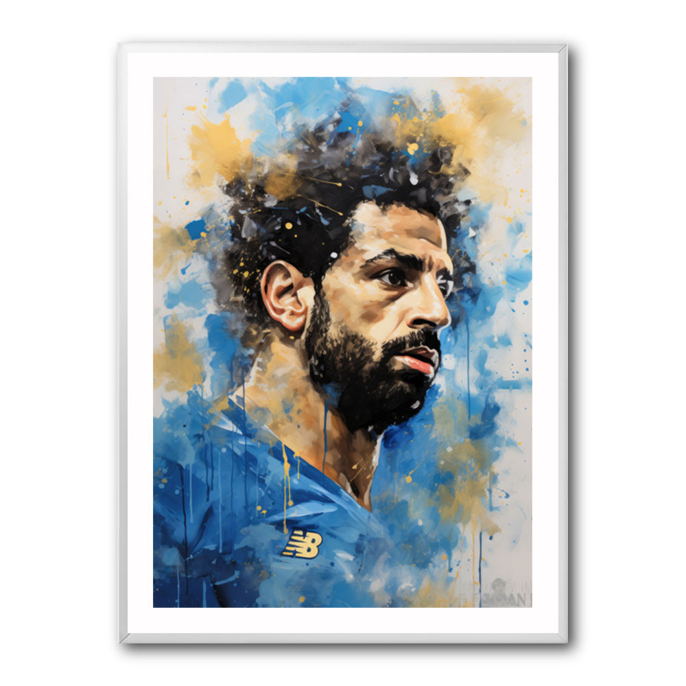 Salah Abstract Portrait Wall Art