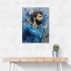 Salah Abstract Portrait 2 Wall Art