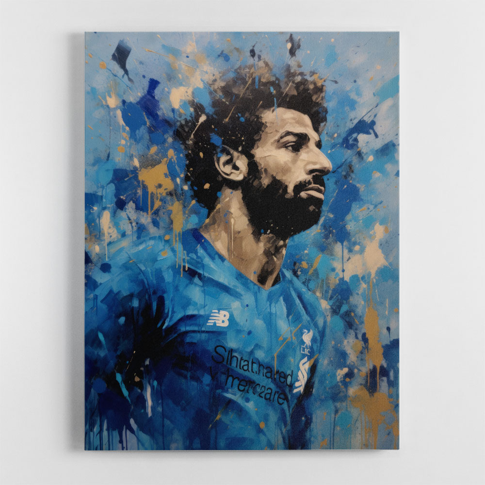 Salah Abstract Portrait 2 Wall Art