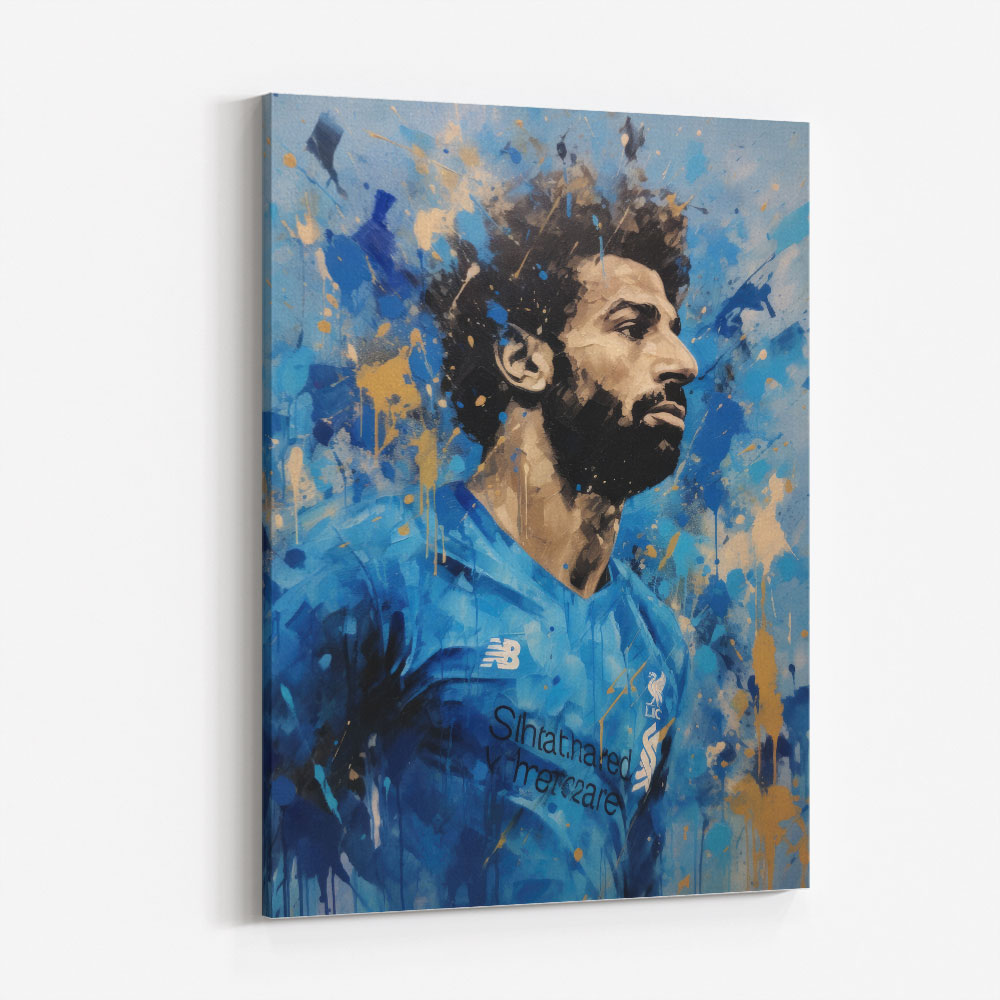 Salah Abstract Portrait 2 Wall Art