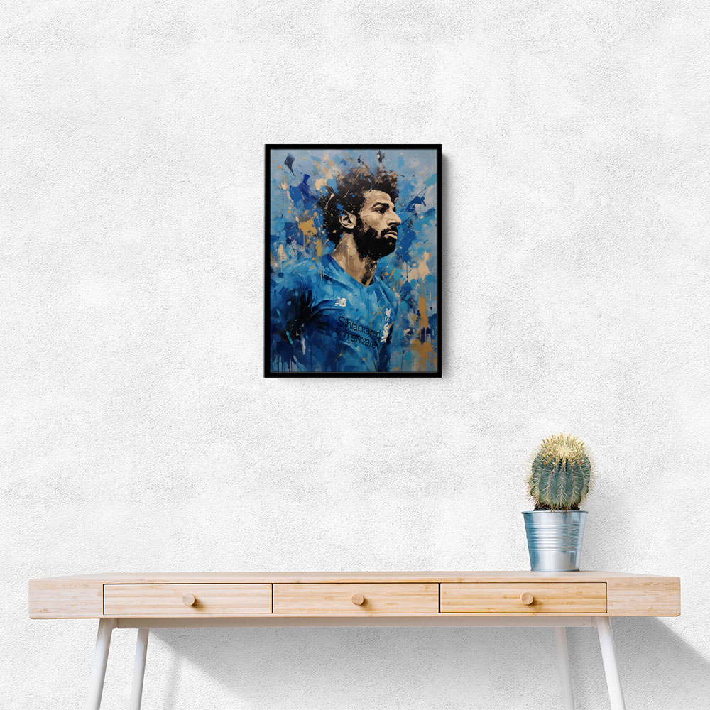 Salah Abstract Portrait 2 Wall Art