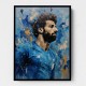 Salah Abstract Portrait 2 Wall Art