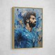 Salah Abstract Portrait 2 Wall Art