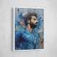 Salah Abstract Portrait 2 Wall Art