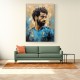 Salah Abstract Portrait 3 Wall Art