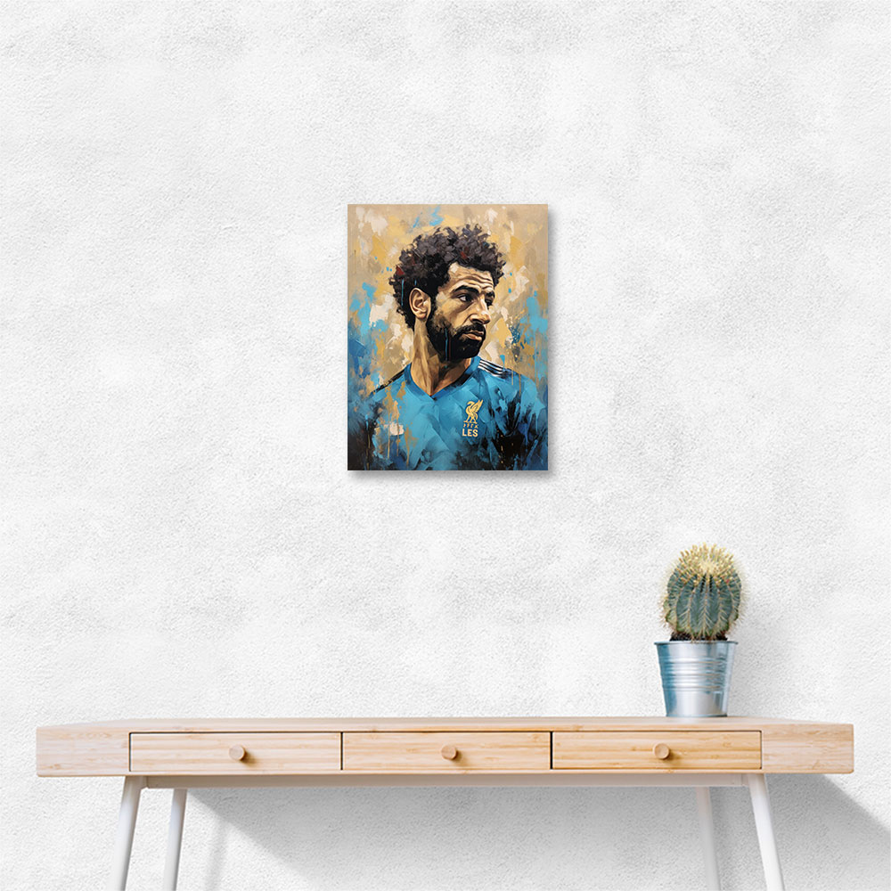 Salah Abstract Portrait 3 Wall Art