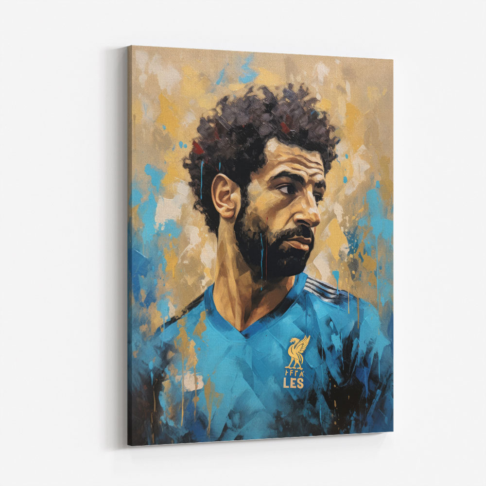 Salah Abstract Portrait 3 Wall Art