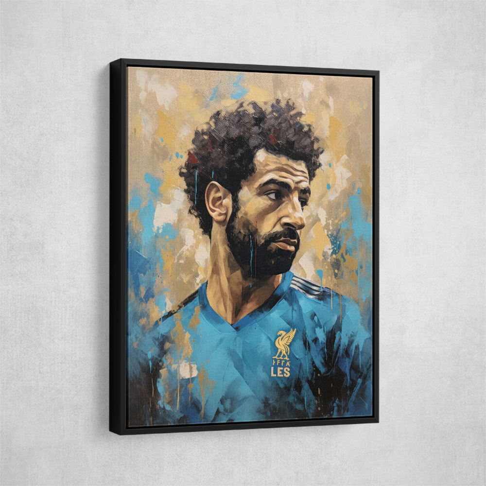 Salah Abstract Portrait 3 Wall Art