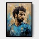 Salah Abstract Portrait 3 Wall Art