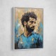 Salah Abstract Portrait 3 Wall Art