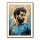 Salah Abstract Portrait 3 Wall Art